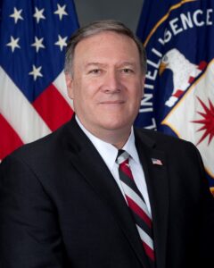 Former CIA director and US Secretary of State Mike Pompeo