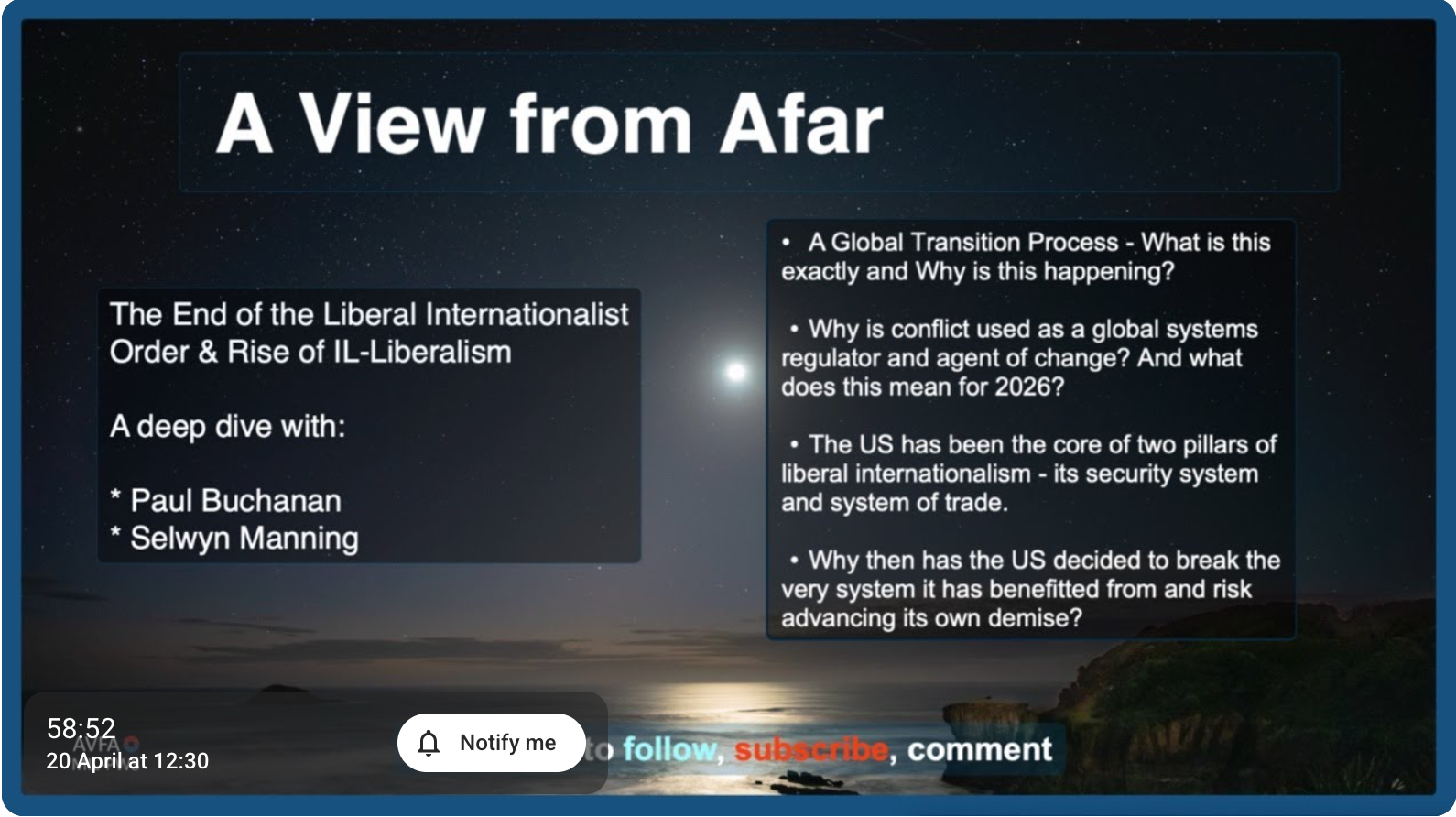 Podcast: The End of the Liberal Internationalist Order and the Rise of Illiberalism – AVFA